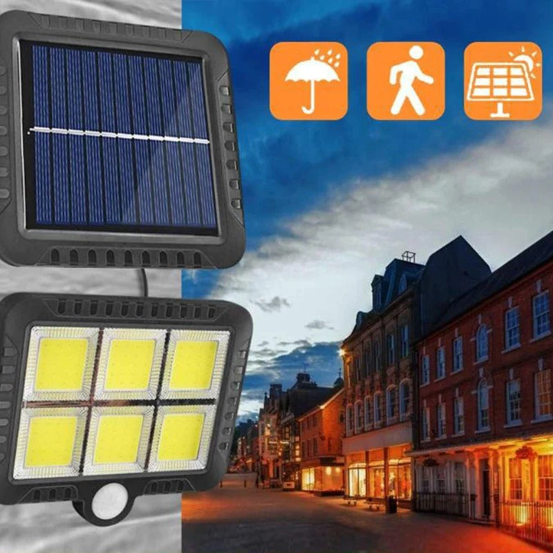 Proiector LED solar cu senzori de lumina LP-0067