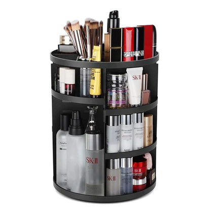 Organizator rotativ pentru depozitare obiecte, cosmetice