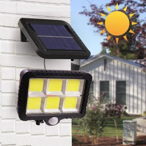 Proiector LED solar cu senzori de lumina LP-0067