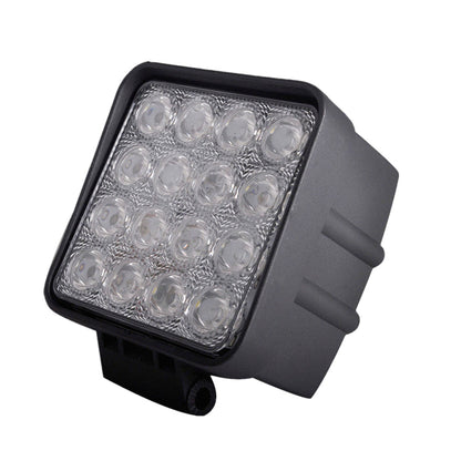 1+1 GRATIS: Proiector Auto patrat 16LED 6mm, Offroad, 48W