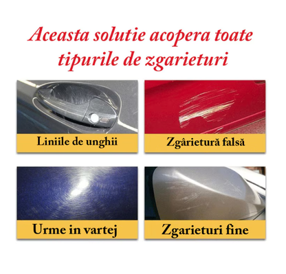 Kit De Reparare Zgarieturi Auto Tip Pasta Polish Cu Burete Inclus, Detaling, Potrivit Pentru Orice Tip De Masina, 50 ML