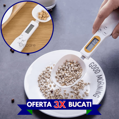 Lingura multifunctionala SpoonPro cu functie de cantar