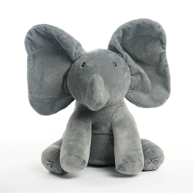 Elefant interactiv din plus - vorbeste, canta si flutura urechile