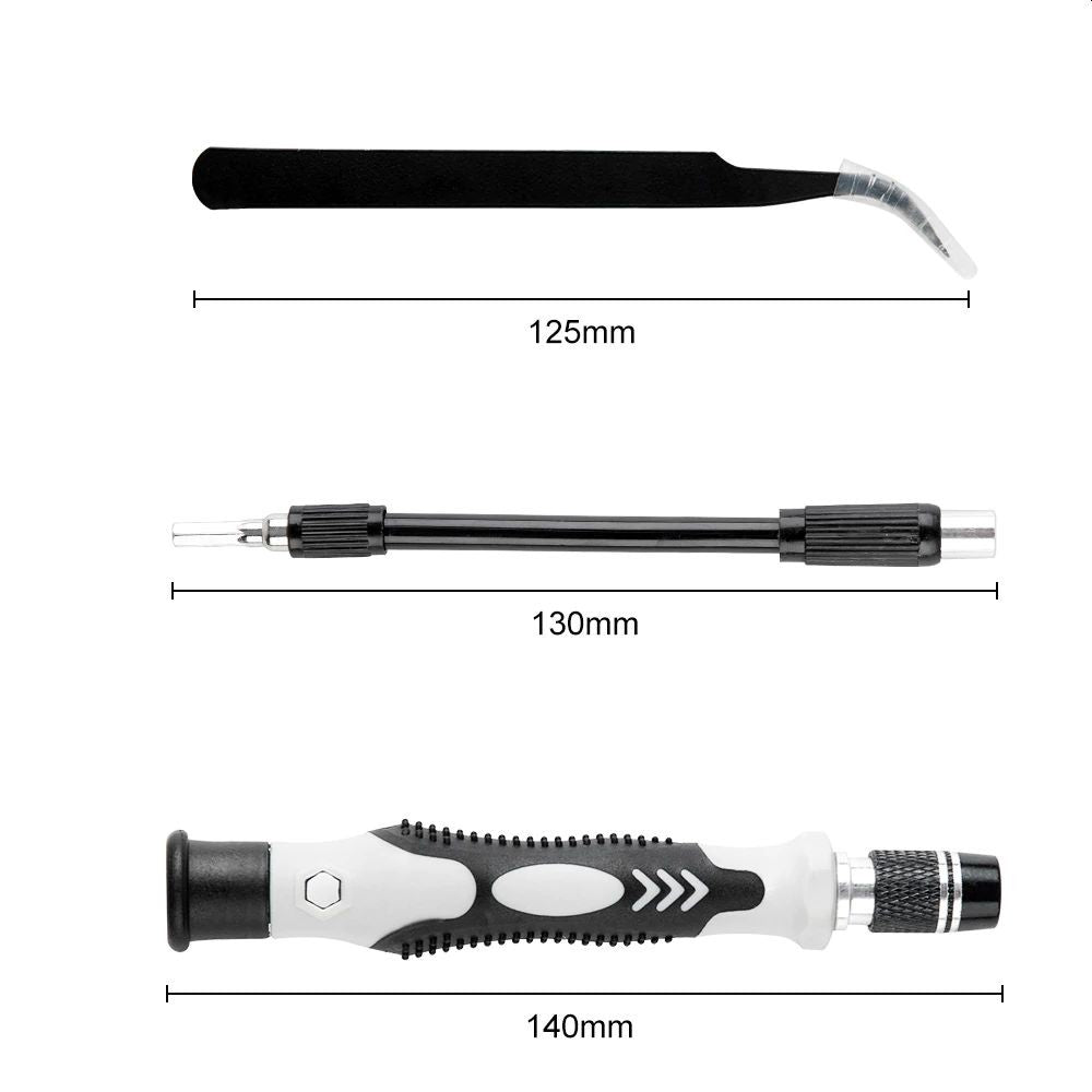 Set 115 Scule De Precizie, Chei TORX, Capete Interschimbabile, Cutie Stocare