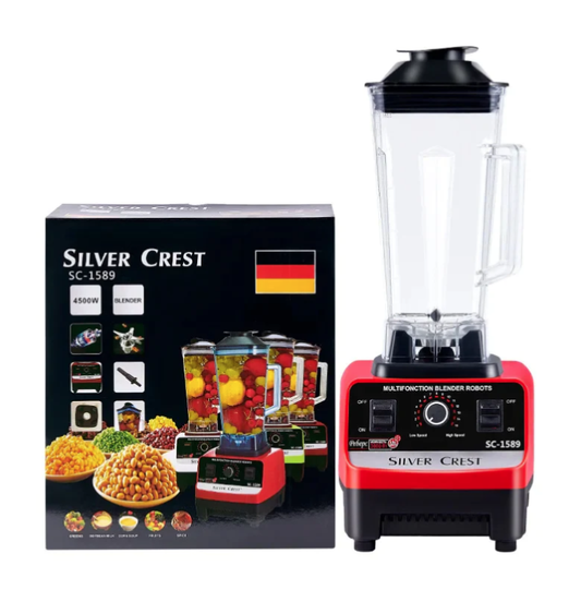 Blender profesional 2 in 1, 3000W, 2L, 15 viteze, fuctie puls, zdrobitor gheata