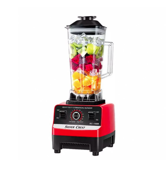 Blender profesional 2 in 1, 3000W, 2L, 15 viteze, fuctie puls, zdrobitor gheata