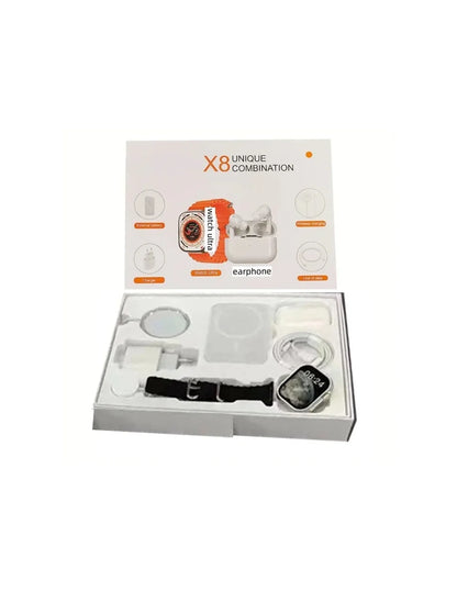 SET SmartWatch X8 Unique Combination,Android/Ios, silicon, varianta culori, 10 inch