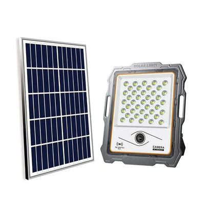 Proiector LED cu incarcare prin panou solar + Camera Video 1080P - LP-0016